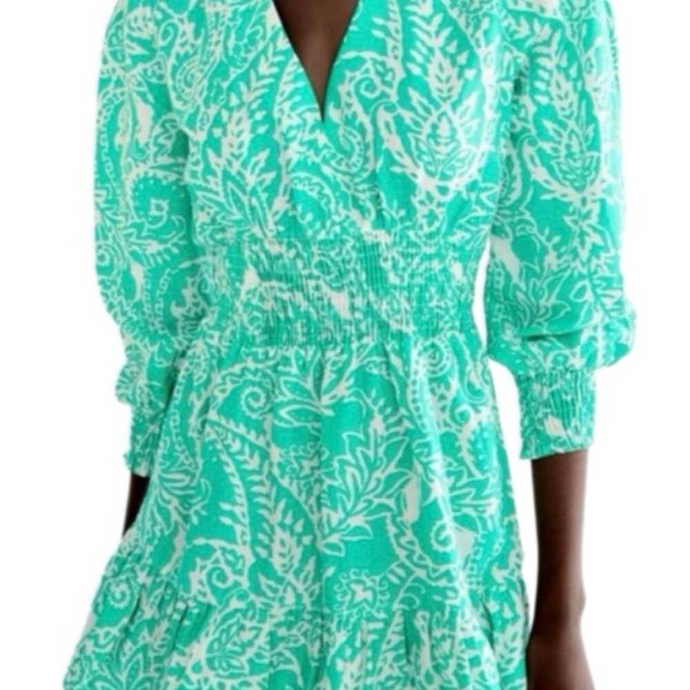 Zara Printed Linen Blend Mini Size XS - Picture 3 of 11